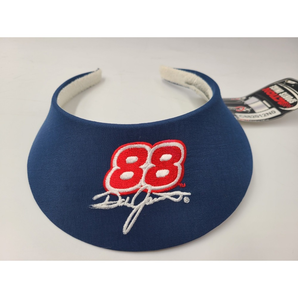 Vintage Women Dale Jarrett #88 Chase Sun Golf Visor Hat Cap NASCAR Racing Blue